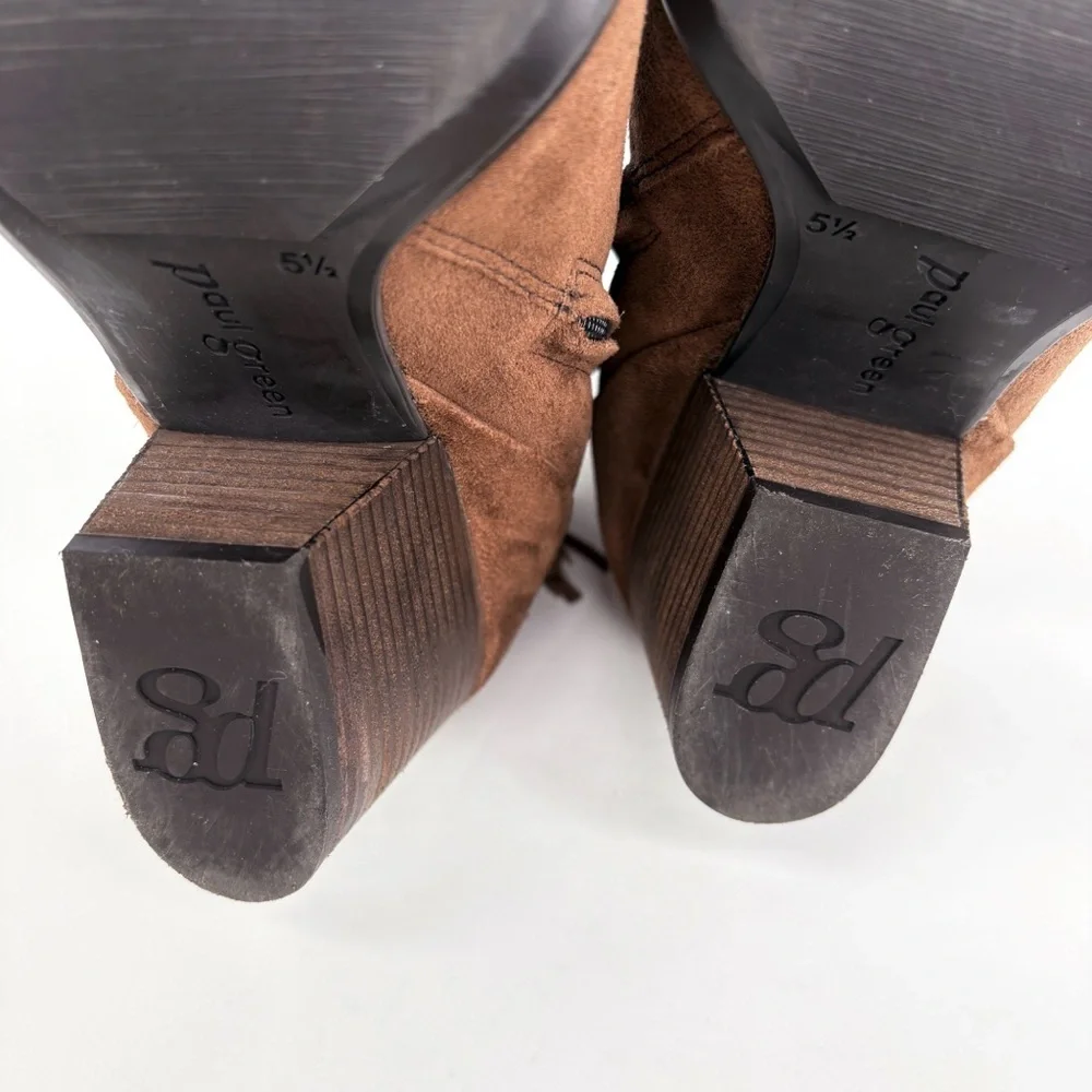 PAUL GREEN Jada Brown Suede Ankle Boots 8